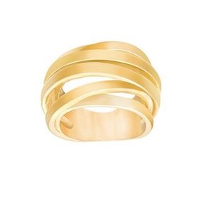 3 for $12 🔆 Goldtone Crossover Ring
